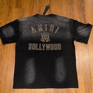 Amiri Black Hollywood T-Shirt